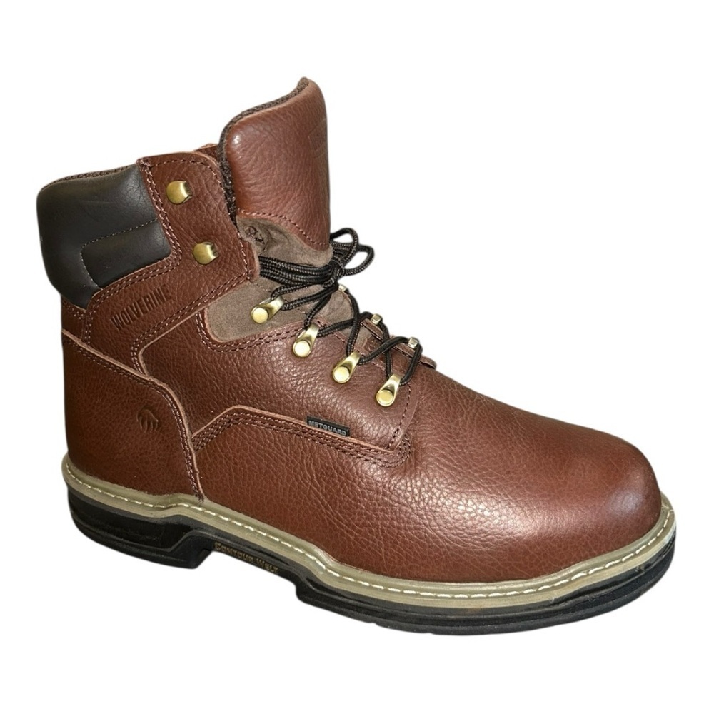 Men’s Wolverine Darco 6” Steel Toe Work Boots W02406 – Brown Leather Size 12 EW